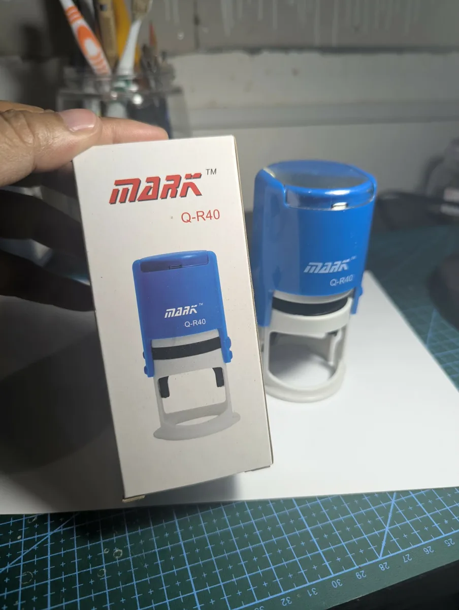 Q-Mark 40 Circle Stamp