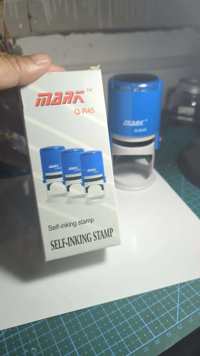 Q-Mark 45 Circle Stamp